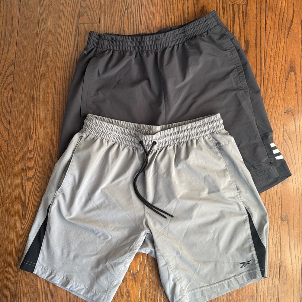 Adidas and Reebok men’s shorts